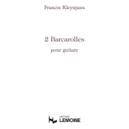 Francis Kleynjans : Deux (2) Barcarolles