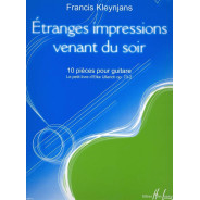 Francis Kleynjans : Etranges impressions venant du soir