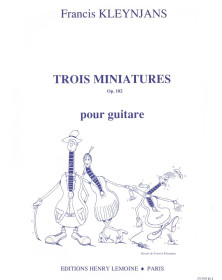 Francis Kleynjans : Trois (3) Miniatures