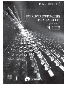 Robert Hériché : Exercices journaliers  - Flûte Traversière