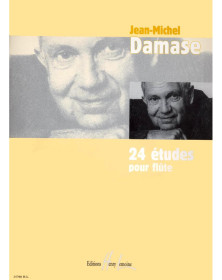 Jean-Michel Damase : 24 Etudes - Flûte Traversière