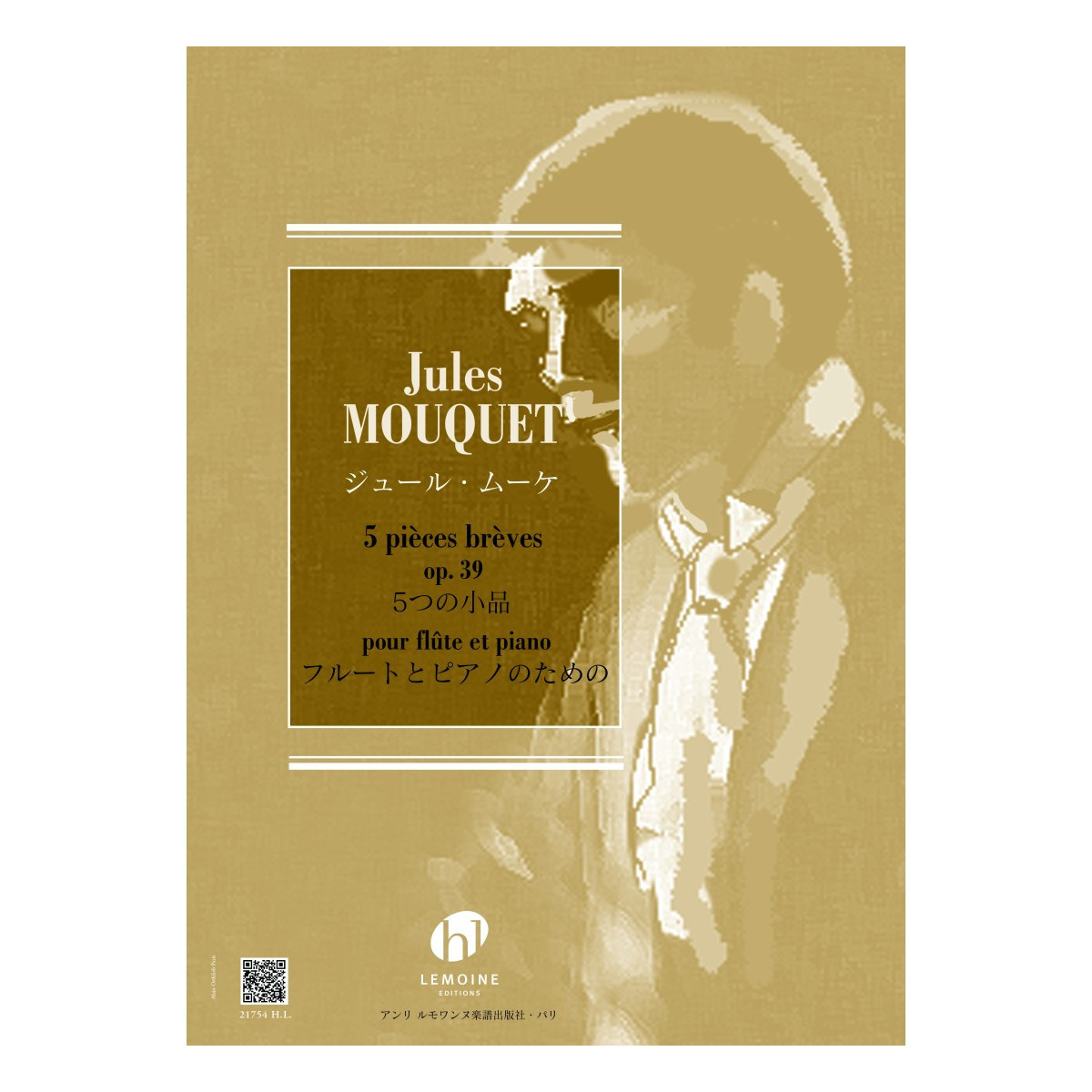 Jules Mouquet : Cinq (5) Pièces brèves Op.39  - Flûte et Piano