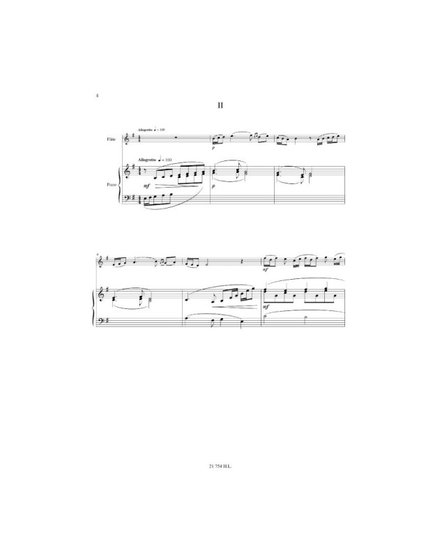 Jules Mouquet : Cinq (5) Pièces brèves Op.39  - Flûte et Piano