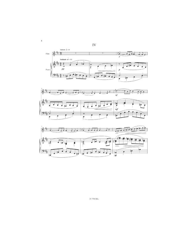 Jules Mouquet : Cinq (5) Pièces brèves Op.39  - Flûte et Piano