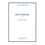 Jean Langlais : Deux (2) Pièces Op.39 - Flûte et Piano