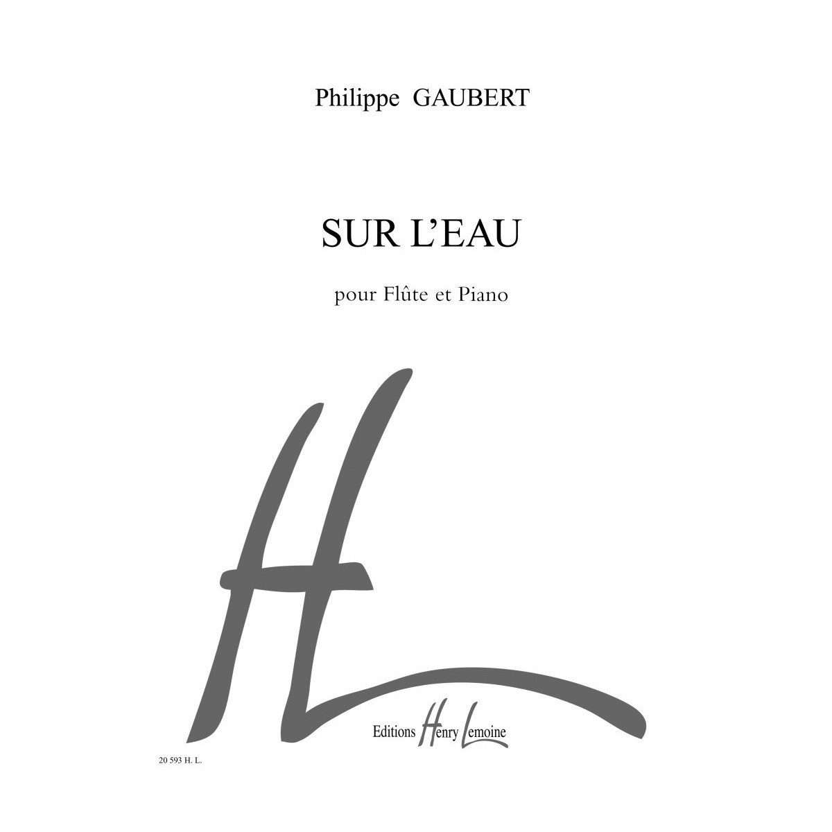 Philippe Gaubert : Sur l'Eau - Flûte et Piano