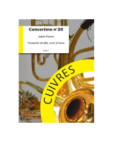 Julien Porret : Concertino N°20 Pour Trompette sib ou Ut et Pian
