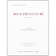 Francis Kleynjans : Deux (2) Pièces en ré