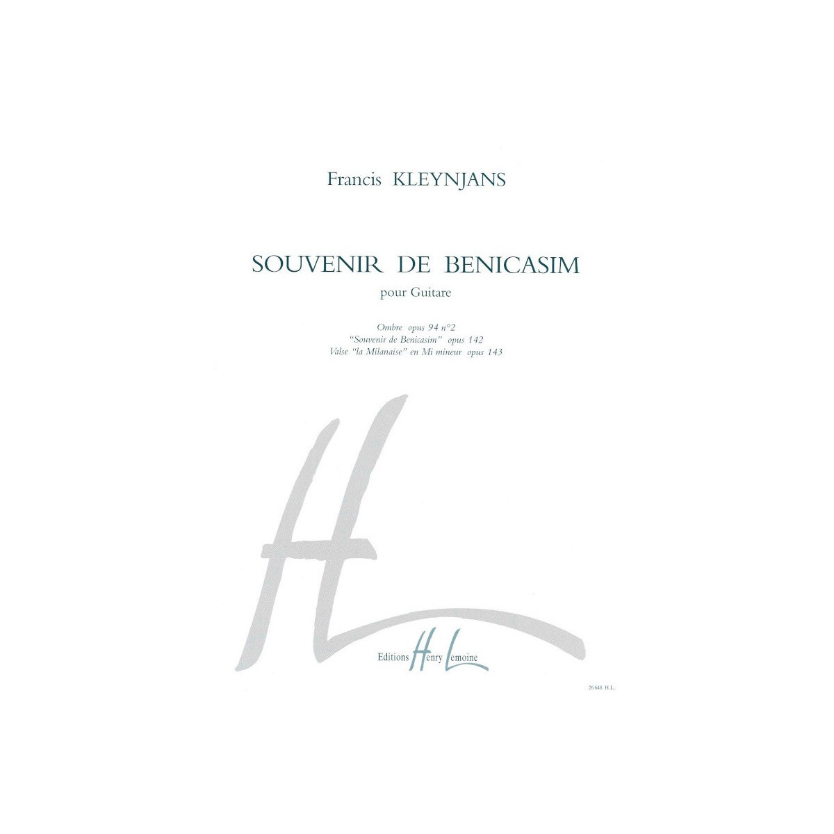 Francis Kleynjans : Souvenir de Benicasim