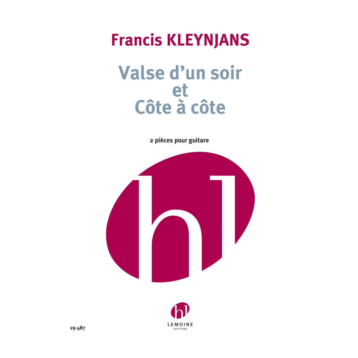 Francis Kleynjans : Valse d'un soir - Côte à côte