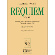 Gabriel Fauré - Requiem op. 48 - Version 1900 - Choeur Mixte SATB Piano