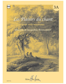 Jacqueline Bonnardot : Les Plaisirs du chant Vol.3A (Voix Moyenne)