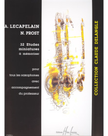 Nicolas Prost • Anne Lecapelain : 32 Etudes miniatures à mémoriser