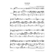 Mozart : Andante en do KV 315 - Flûte et Piano - Barenreiter
