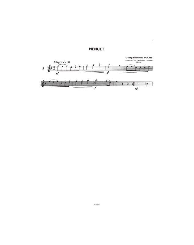 Jacques Lancelot : La Clarinette classique Vol.C