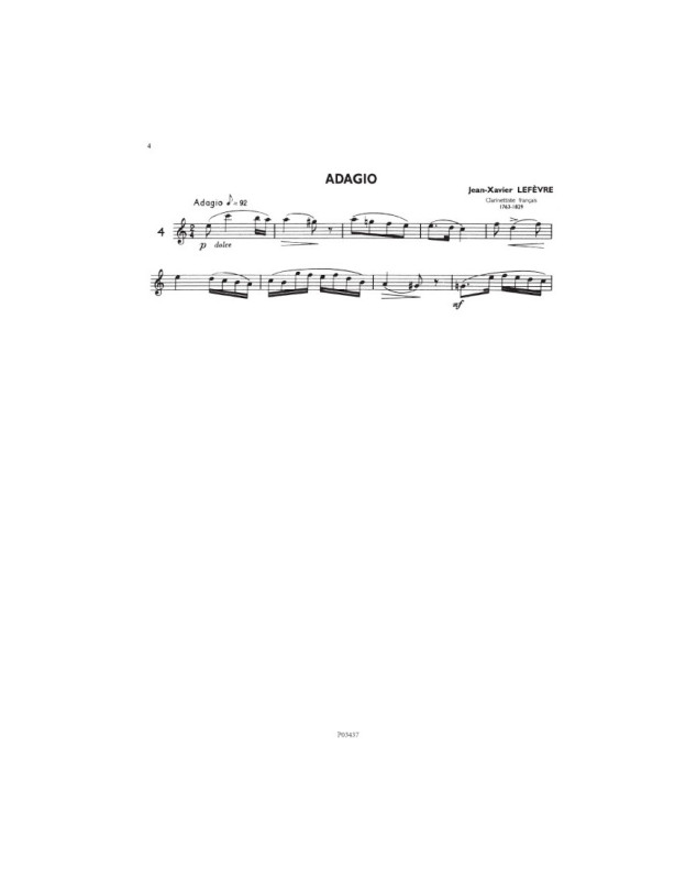 Jacques Lancelot : La Clarinette classique Vol.C