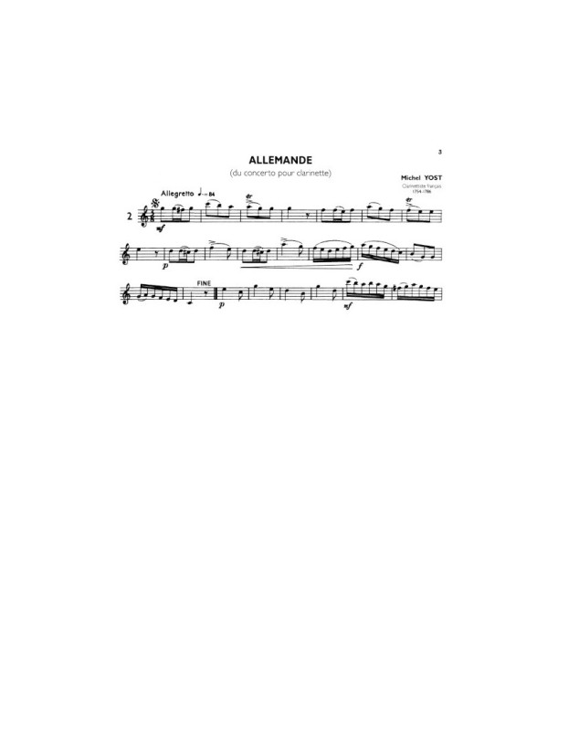 Jacques Lancelot : La Clarinette classique Volume D
