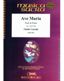 Giulio Caccini : Ave Maria Partition pour Flûte et Piano
