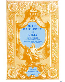 Lully : Recueil d'airs divers - Baryton/Basse