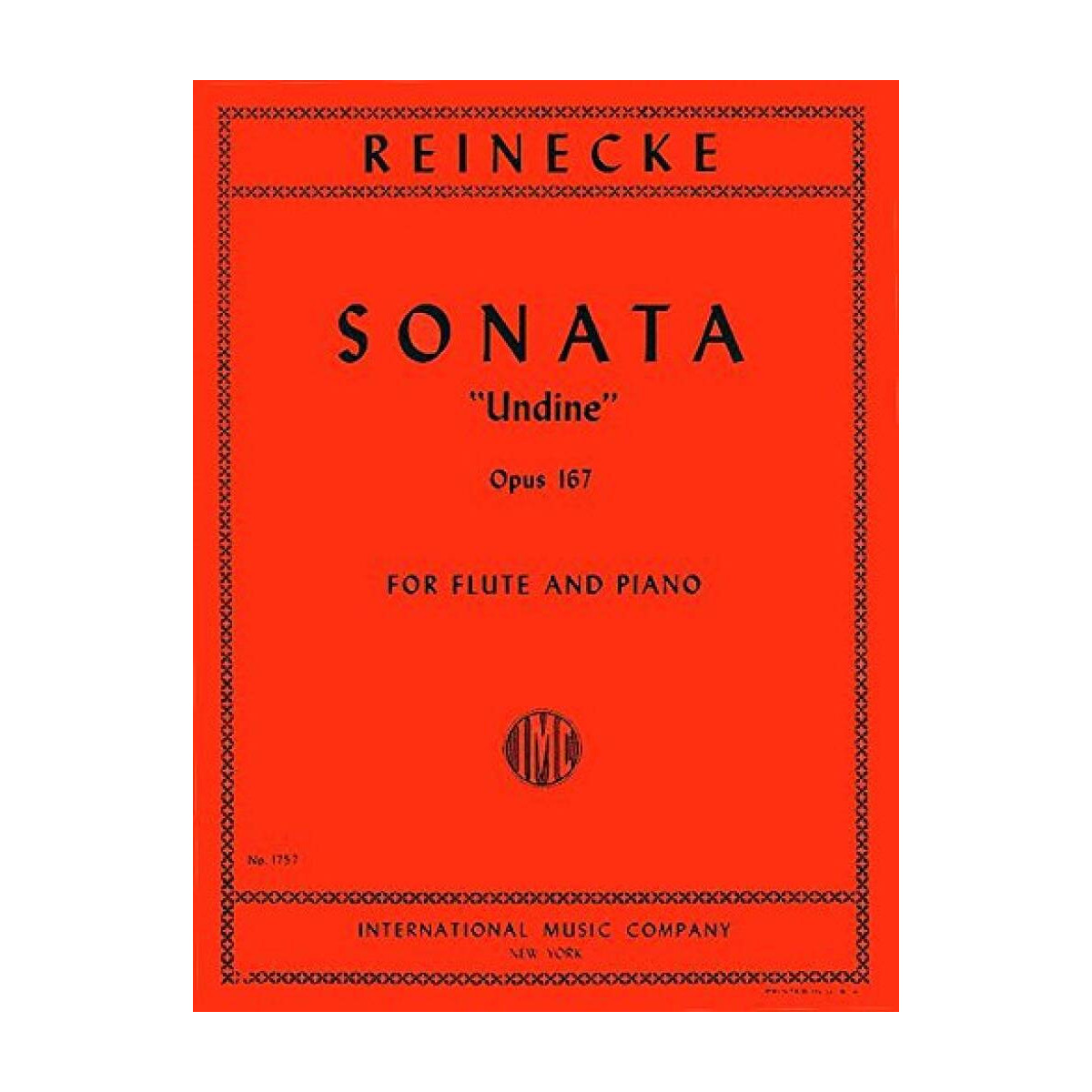 Carl Reinecke : Sonata Undine Op 167 (Rampal)