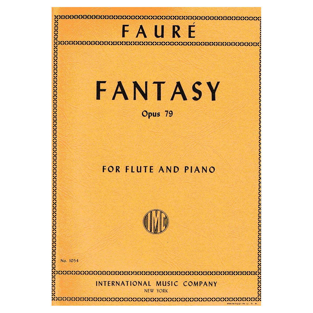 Gabriel Fauré : Fantasie Op. 79 - Editions IMC