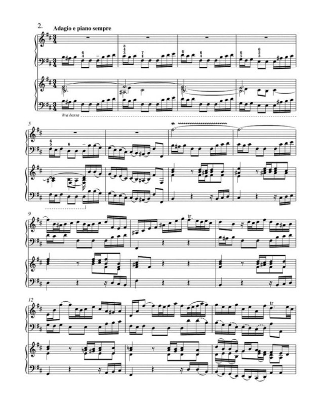 JS Bach : Concerto Pour Clavier En Ré Majeur BWV 1054