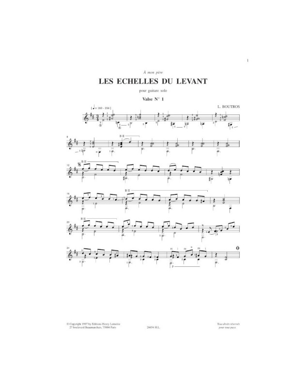 Laurent Boutros : Les échelles du Levant