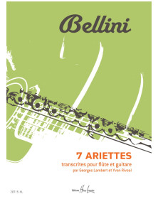 Vincenzo Bellini : 7 Ariettes - Flûte et Guitare