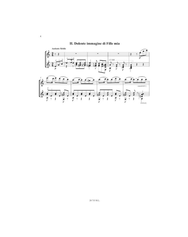 Vincenzo Bellini : 7 Ariettes - Flûte et Guitare