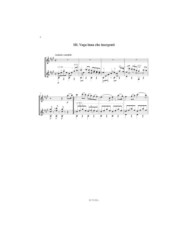 Vincenzo Bellini : 7 Ariettes - Flûte et Guitare