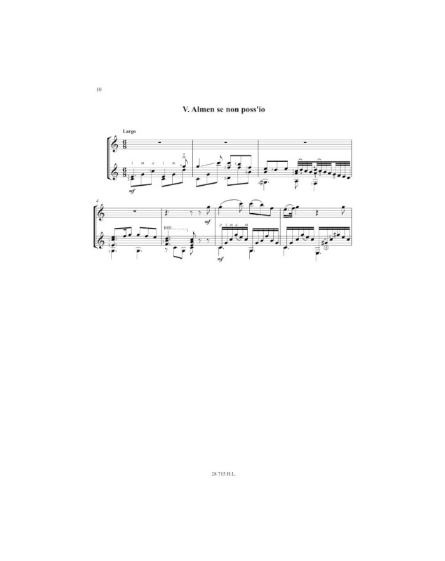 Vincenzo Bellini : 7 Ariettes - Flûte et Guitare