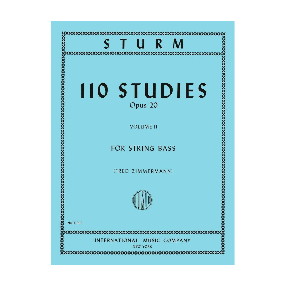 W. Sturm : 110 Studi Op. 20 Vol. 2 (Fred Zimmermann) -