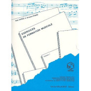 Alain Zardé et Jacques Erard : Exercices De Formation Musicale débutant 1