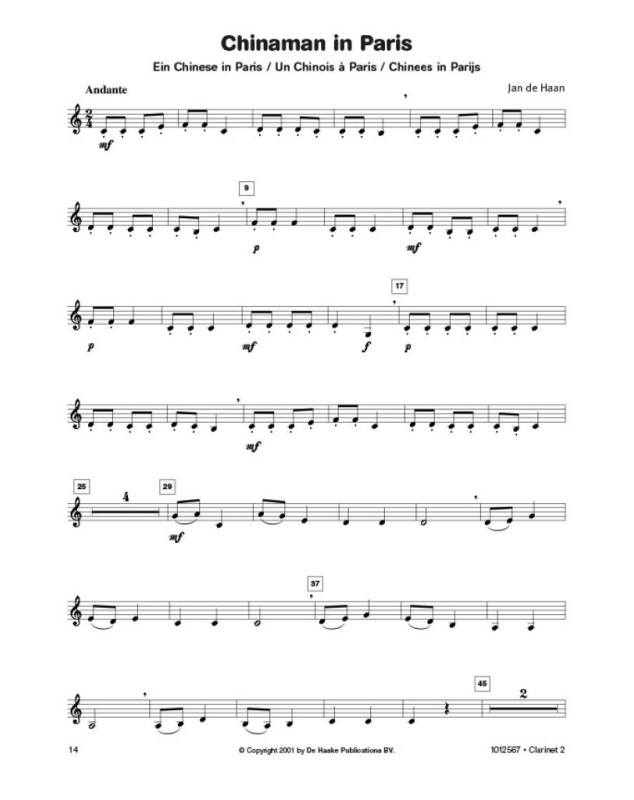 Band Time Starter ( Bb Clarinet 2 )