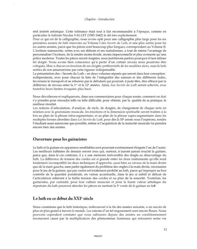 Les Secrets Du Luth Vol. 1