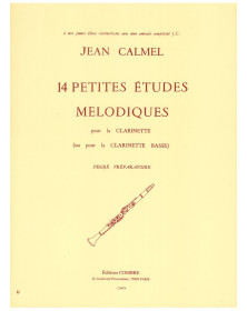 Jean Calmel : 14 Petites études mélodiques  - Clarinette