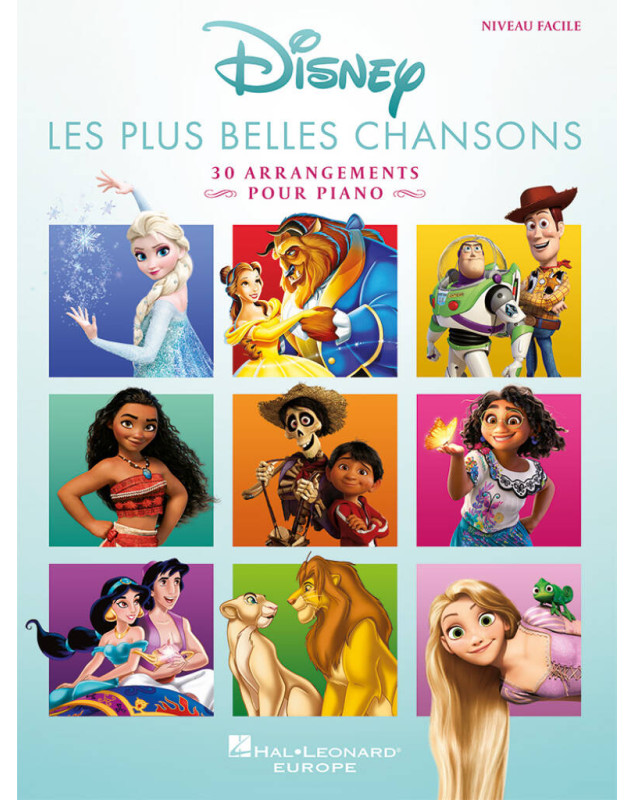 Disney : Les plus belles chansons - 30 Arrangements pour Piano Facile
