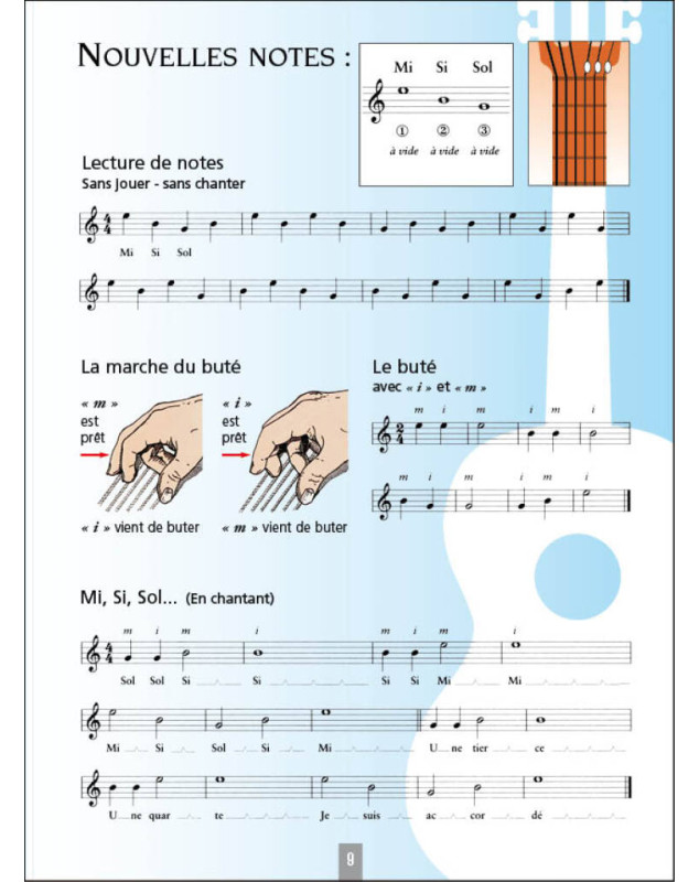 La Guitare Volume 1 - Didier Begon - Méthode - Editions Salabert