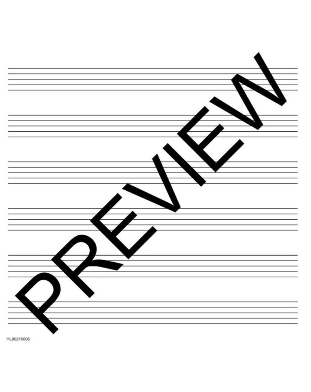 Wide Staff Wirebound Manuscript Paper Aqua Cover