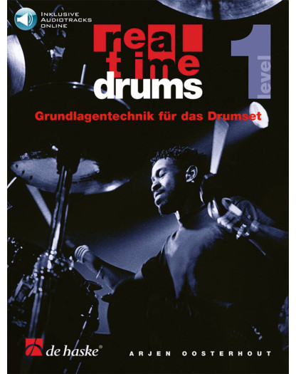Arjen Oosterhout : Real Time Drums 1 (D) Grundlagentechnik für das Drumset