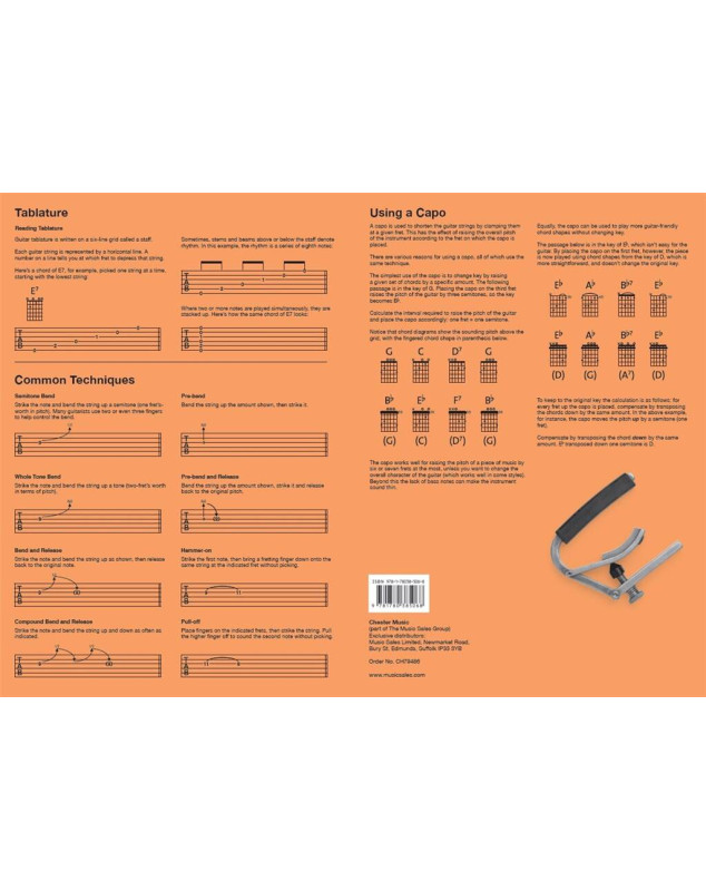 David Harrison : Guitar Fingering - Chart Doigtés pour la Guitare