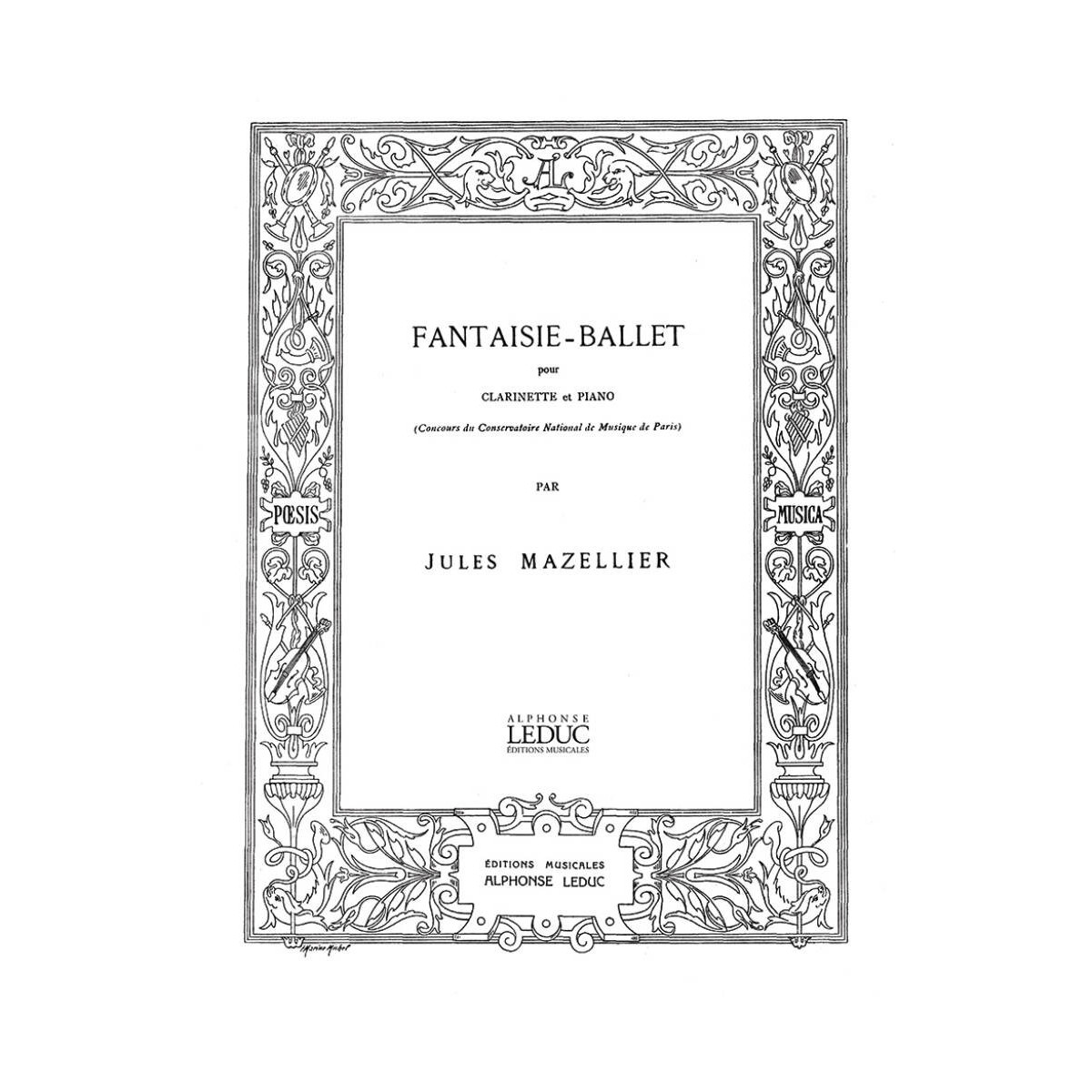 Jules Mazellier : Fantaisie-Ballet - Clarinette et Piano
