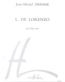 Jean-Michel Damase : L. de Lorenzo pour flûte solo