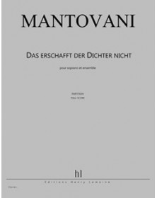 Das erschafft der Dichter nicht