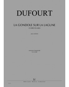 La Gondole sur la lagune d'après Guardi