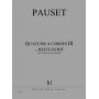 Quatuor à cordes III ...récit-écrit