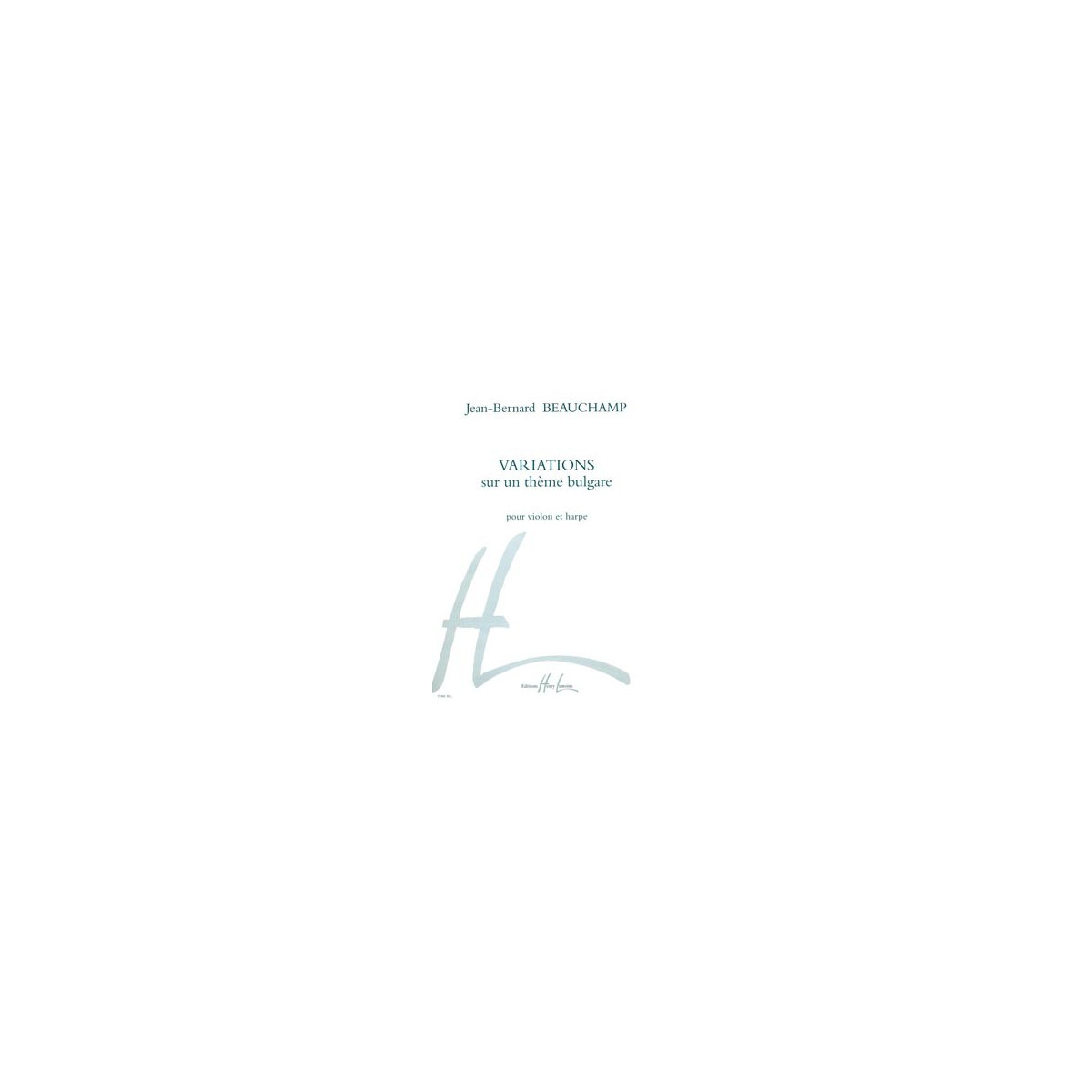 Variations Sur Thème Bulgare - BEAUCHAMP | Henry Lemoine