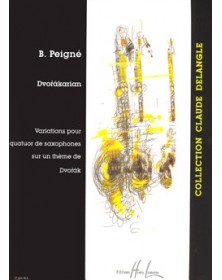 Dvorakarian       4 Saxophones - PEIGNE | Henry Lemoine