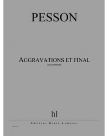 Aggravations et Final       PO - PESSON | Henry Lemoine