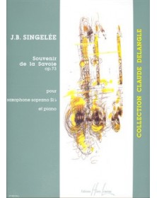 Souvenir Savoie Op.73     Saxo - SINGELEE | Henry Lemoine